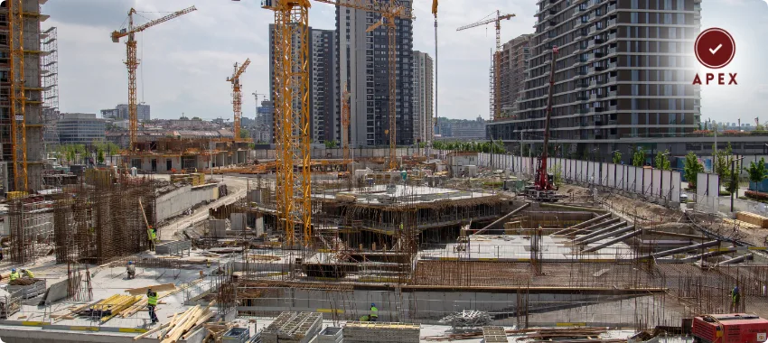 Construction and Real Estate Industry Banner